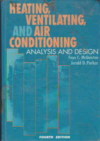 Heating Ventilating  and Air Conditioning Analysis and Design