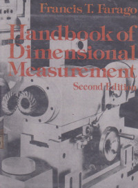 Handbook of Dimensional Measurement