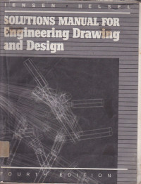 Solutions Manual For Engineering Drawing and Design