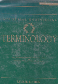 Industrial Engineering Terminology