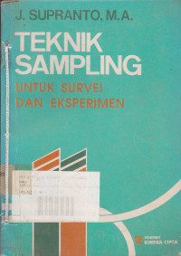 Teknik Sampling: Untuk Survei Dan Eksperimen