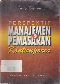 Perspektif Manajemen & Pemasaran Kontemporer