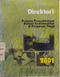 Direktori Program Pengembangan Budaya Kewirausahaan di Perguruan Tinggi