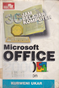 36 Jam belajar Komputer Microsoft Office 2000 Standart Edition