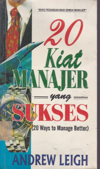 20 Kiat Manajer yang Sukses