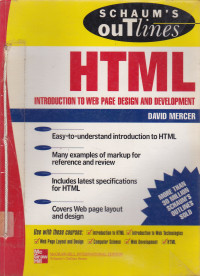 HTML: Introduction to Web Page Design and Development