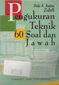 Pengukuran Teknik 60 Soal-Soal dan Jawab