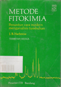 Metode Fitokimia : Penuntun Cara Modern Menganalisis Tumbuhan