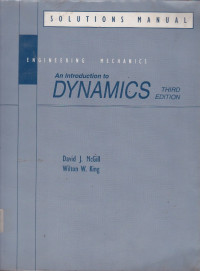 Engineering Mechanics: An Introduction To Dynamics