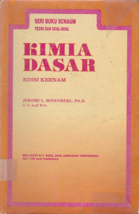 Kimia Dasar Teori Dan Soal-Soal : Seri Buku Schaum