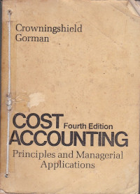 Cost Accounting : Principles and Managerial Applications