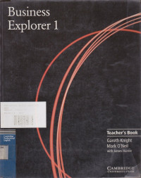 Business Explorer: Teachers Book 1
