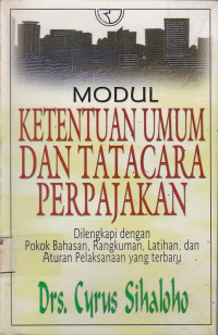 Modul Ketentuan Umum Dan Tatacara Perpajakan