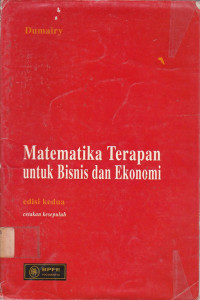 Matematika Terapan Untuk Bisnis Dan Ekonomi Ed.2