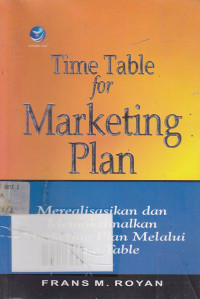 Time Table for Marketing Plan: Merealisasikan dan Memaksimalkan Marketing Plan Time Table