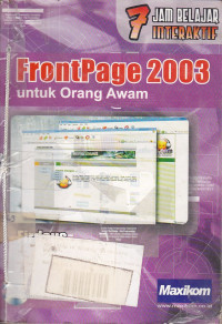 Frontpage 2003 Untuk Orang Awam: & Jam Belajar Aktif