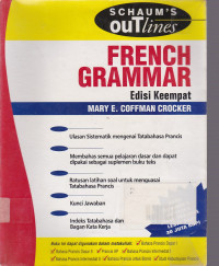 French Grammar : Schaums Outlines