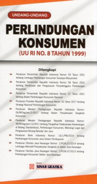 Undang-Undang Perlindungan Konsumen (UU RI No. 8 Tahun 1999)