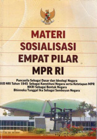 Materi Sosialisasi Empat Pilar MPR RI