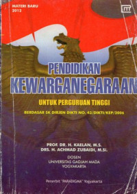 Pendidikan Kewarganegaraan: Untuk Perguruan Tinggi