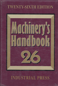Machinery's Handbook 26