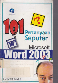 101 Pertanyaan Seputar Microsoft Word 2003