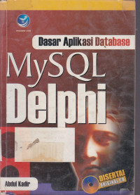 Dasar Aplikasi Database My SQL Delphi + CD