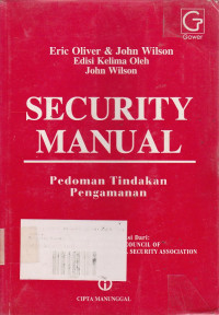 Security Manual Pedoman Tindakan Pengamanan