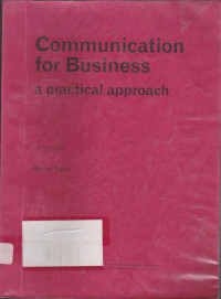 Communication For Business : A Practical Approach