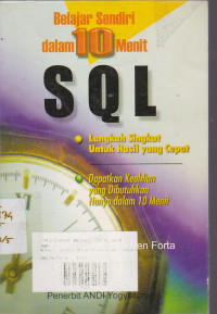 Belajar Sendiri: SQL Dalam 10 Menit