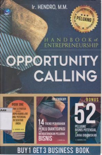 Opportunity Calling: Handbook Of Entrepreneurship