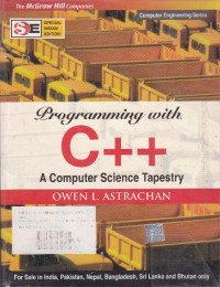 Programming With C++ A Computer Science Tapestry