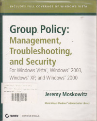 Group Policy: Management, Troubleshooting, And Security