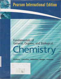 Fundamentals Of General, Organic And Biological Chemistry