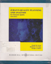 Juran's Quality Planning And Analysis