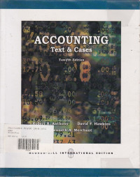 Accounting : Text and Cases Ed.20