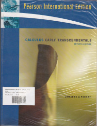 Calculus Early Transcendentals Ed.7