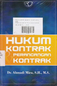 Hukum Kontrak Perancangan Kontrak