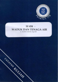 Catatan Kuliah: SI 458 Waduk dan Tenaga Air