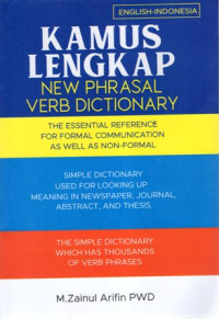 Kamus Lengkap New Phrasal Verb Dictionary: English-Indonesia