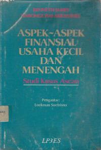 Aspek-Aspek Finansial Usaha Kecil Dan Menengah : Studi Kasus Asean