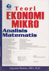 Teori Ekonomi Mikro Analisis Matematis