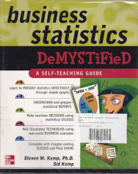 Business Stastics Demytfied