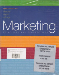 Marketing: Principles And Perspectives Fourth Edition