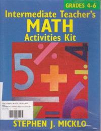 Intermediate Teacher's Math Acttivities Kit Grade 4-6