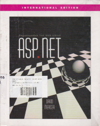 Programming the Web Using ASP.NET