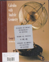 Calculus With Analytic Geometry Second Edition