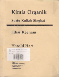 Kimia Organik : Suatu Kuliah Singkat