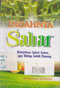 Indahnya Sabar: Melejitkan Spirit Sabar Agar Hidup Lebih Tenang