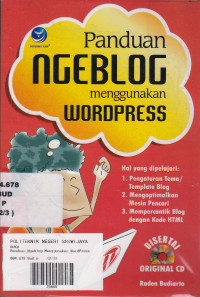 Panduan Ngeblog: Menggunakan Wordpress